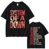 System of A Down Альбом Mezmerize Графическая Футболка Мужская Женская Рок Винтажные Футболки Хлопок Оверсайз С Коротким Рукавом Футболки