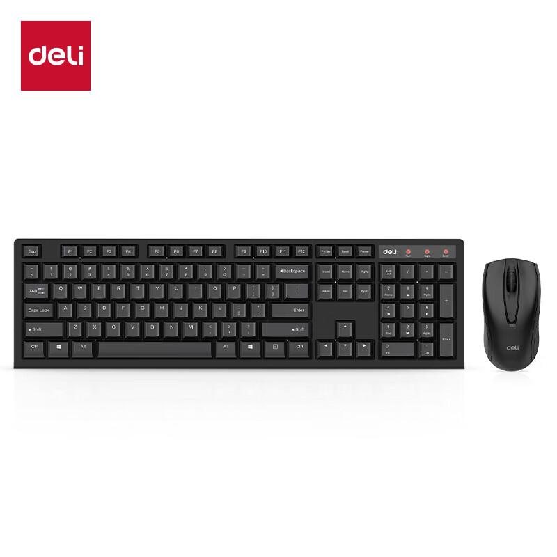 Deli 3729ES 2.4G Wireless Keyboard and Mouse Combo