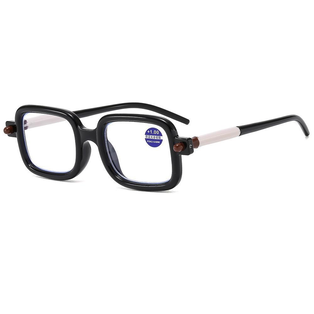 European and American retro round-frame reading glasses, high-definition, blue light blocking, for men and women, middle-aged and elderly,