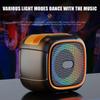 Мини-портативная Bluetooth-колонка с держателем для телефона, RGB-подсветкой, супербасом и 10 часами воспроизведения для путешествий
