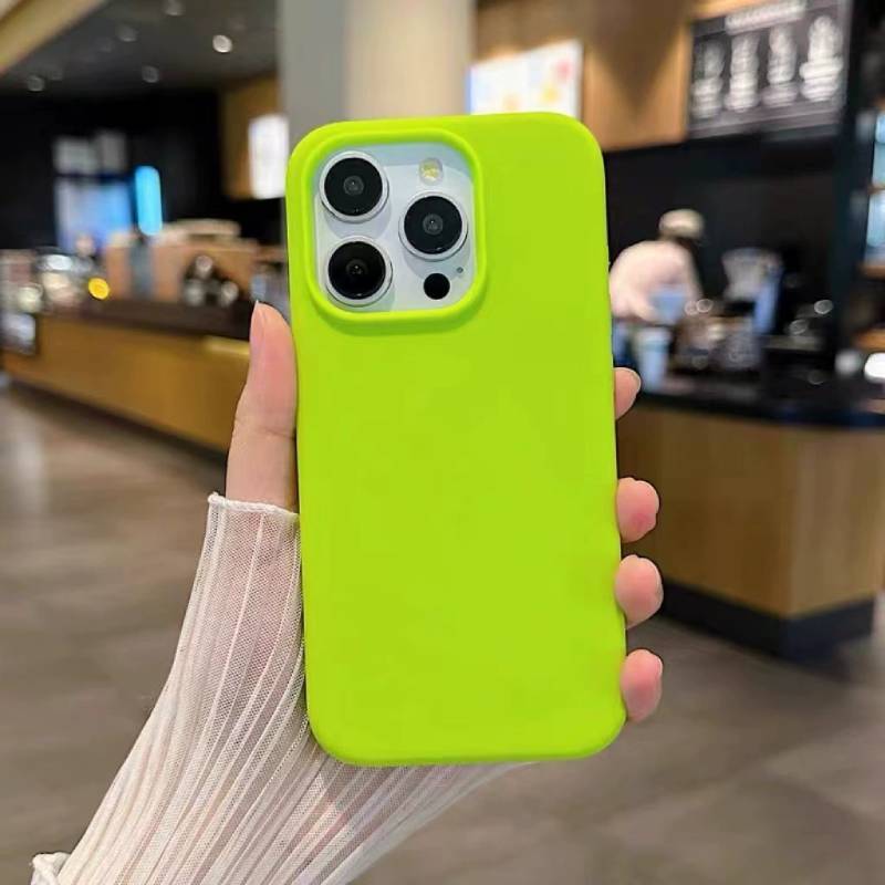 For Iphone14 Pro Silicone Phone Case With Antifingerprint Nonslip Protection For Girls And Teens