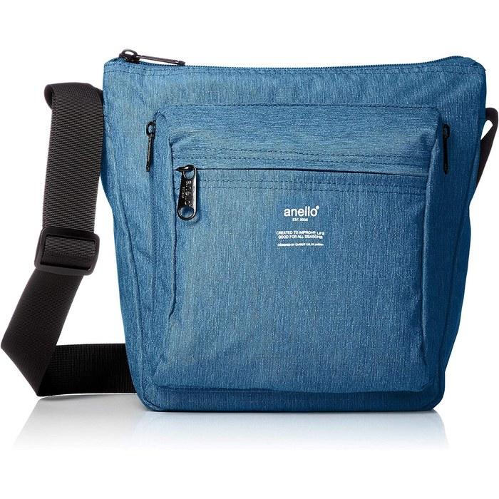 TRACK Shoulder Bag A5 Water-Repellent Multi-Storage Denim Blue Free Size