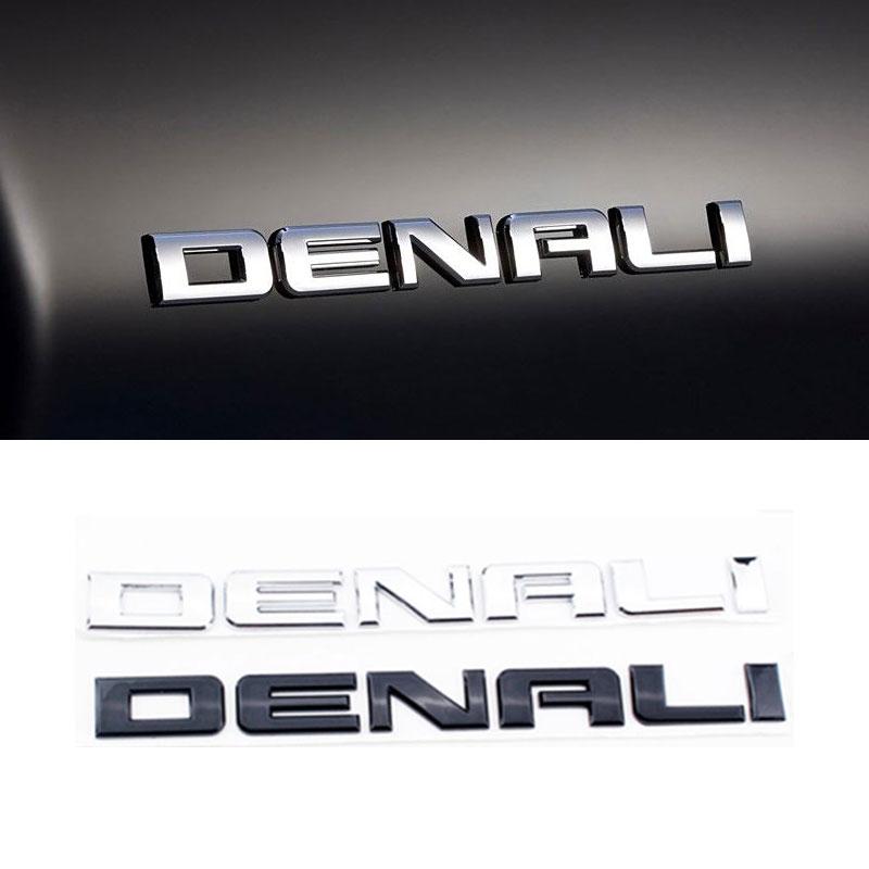 AABHB1 Логотип DENALI автомобильные наклейки для Chevrolet GMC DENALI sierra 2500 3500HD автомобильные наклейки модификация бокового крыла двери багажника наклейка аксессуары