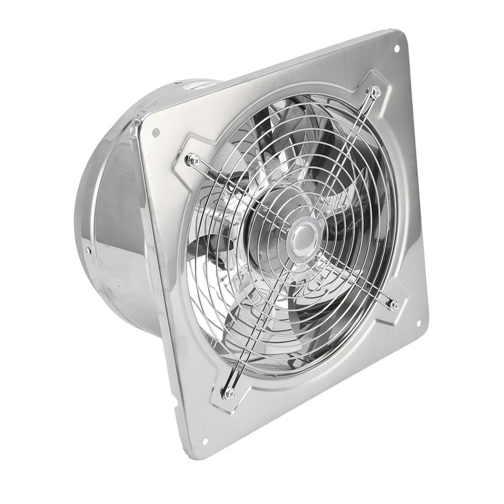 Exhaust Fan Multifunction Stainless Steel Kitchen Ventilation Fan for Kitchen Bathroom Warehouse