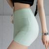 Женские Шорты для Йоги Дышащие Отличная Эластичность Карманы Бесшовные Высокая Талия Фитнес Контроль Живота Стройнящие Летние Шорты для Женщин Женская Одежда