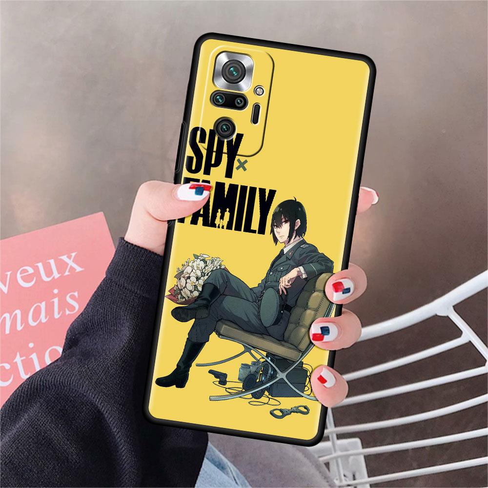 Чехол для Xiaomi Redmi Note 10 9 11 Pro Мягкий чехол для телефона 10S 9S K40 8 9A 9C 9T 7 10C 8T Силиконовый чехол SPY×FAMILY Аниме Оболочка Sac