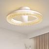Modern E27 LED Ceiling Light Round Crystal Lamp Chandelier 24W 18W Ceiling Lamps Energy Saving Panel Light Bedroom Hallway Toilet Lighting