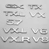 5.7 V6 V8 GX.R VX.R Автомобильный значок Логотип на заднюю дверь Наклейка с буквами Для Prado Land Cruiser