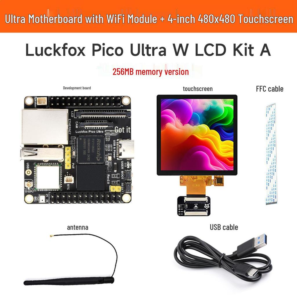 Xinghuo RV1106 Linux Dev Board Ultra Series with Optional 8GB EMMC (RV1106G2/G3)