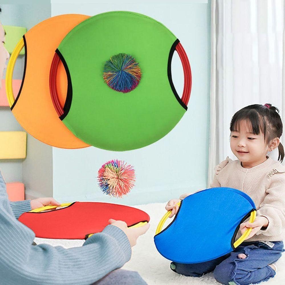 Parent-Child Interactive Throw Catching Ball Elastic Plate Throw Catch Toy for Children/Kids