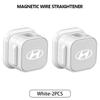 For Hyundai Magnetic Cable Holder Self Adhesive Cord Clip Charging Cable Organizer Accessories i10 i20 i30 i40 ix20 ix35 ix55 R7