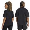 Men's Running T-Shirt Adidas ADI365 HK T UF Black Short Sleeve Loose Fit JXX67 KA8985