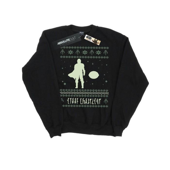 Star Wars The Mandalorian Mens Merry Christmas Sweatshirt