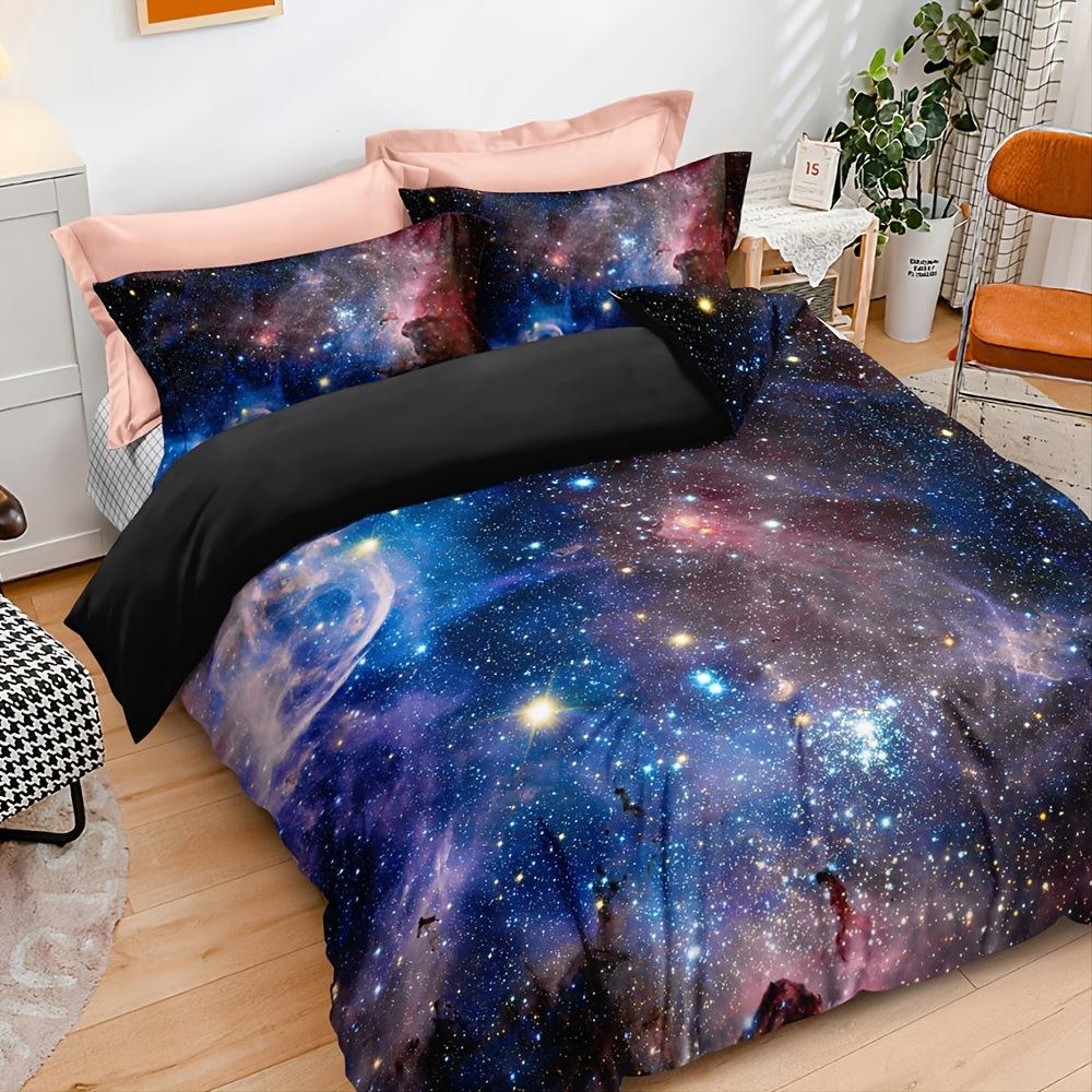 Комплект постельного белья Cosmic Galaxy, комплект из трех предметов «Сияющие звезды», «Звездное небо», комплект из трех предметов «Галактика»