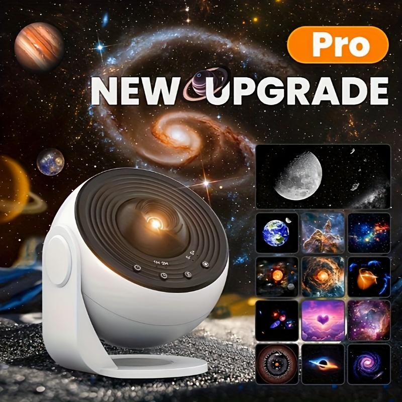 Новейшая версия дизайна The Globe Pro, которая проецирует большую площадь планетария. Светильник-проектор «Галактика» с 13 режимами звездного неба