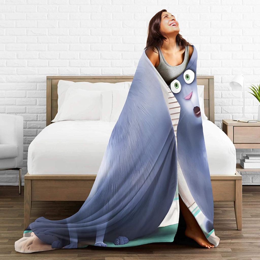 The Secret Life of Pet Blankets Warm Soft Novelty Plush Throw Blanket For Child Outdoor Flannel Bedspread Bed Cover