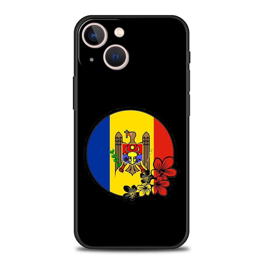 Чехол для телефона с флагом Молдовы Для iPhone 16e 15 14 13 12 11 Pro Max XS X XR SE 7 8 Plus Оболочка iPhone 16 Мягкий ТПУ Чехол