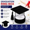 Composites Doctoral Hat Ring Box Creative Ring Packaging Box Earrings Packaging Box  Couple Gift