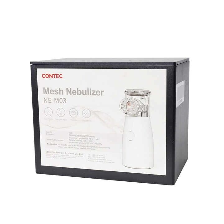 Портативный ультразвуковой сетчатый небулайзер для домашнего использования, сетчатый небулайзер марки CONTEC NE-M03