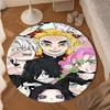 Anime Samurai Warrior's Journey Round Rug for Livingroom,Bedroom, Palyroom, Chair Rug, Area rug, Circle Carpet, Large Size Fan Christmas gift