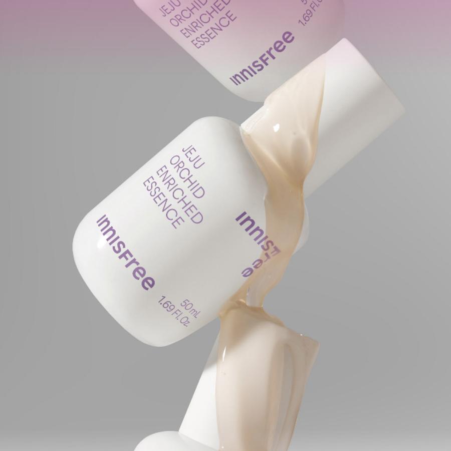 Innisfree Jeju Orchid Enriched Essence 50 мл Антивозрастная увлажняющая сыворотка для гладкой, упругой кожи