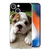 Чехол для телефона iPhone 17 Air Cases iPhone 16 15 12 13 14 Pro Max SE 7 8 Plus iPhone11 Прозрачный Мягкий Чехол Французский Бульдог Собака Питомец