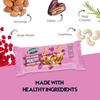 Полезный сухофруктовый батончик Happilo Rose Almonds 35 г, полезный перекус, орехи с высоким содержанием белка, без добавления сахара