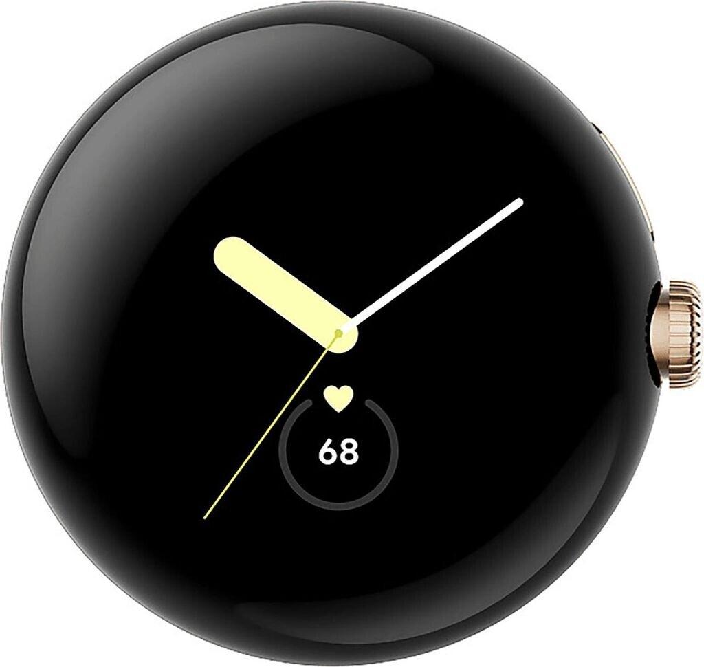 Google Pixel Watch 4G Полированный серебристый Спортивный ремешок Угольный