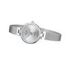 Импортировано в BERING Classic Diamond Sapphire 316L Хирургическая нержавеющая сталь [Официально Япония] Женские часы, Серебристый, Кристалл, Устойчивая к царапинам сталь,