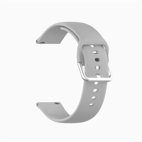Для Xiaomi Haylou Solar Ls05 Watch Stap Smart Watch Pure Color Silver Пряжка сменный ремешок спортивный браслет два цвета