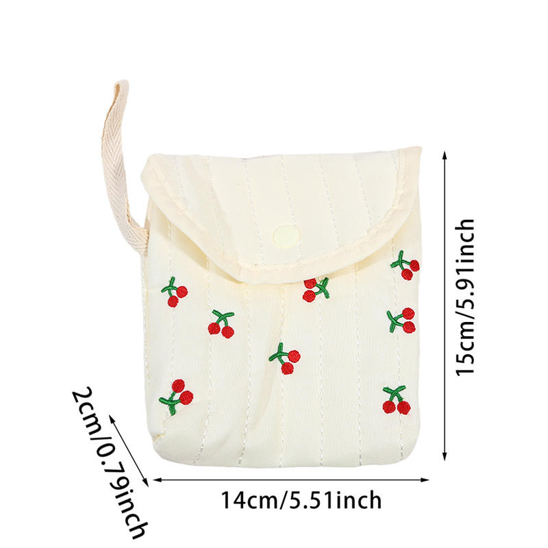 Милые гигиенические салфетки, сумка для хранения менструальных полотенец, портативная мини-сумка для хранения тампонов для студентов, ежемесячная сумка для хранения