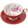 Aynsley Elizabeth Rose Gold Tea Cup & Saucer, Athens, 200ml, Red, 305600208c