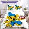 3pcs Duvet Cover Set (1*Duvet Cover + 2*Pillowcase, Without Core), Bamse Print Soft All‑Season Bedding Set, Home Bedroom Decor Gift