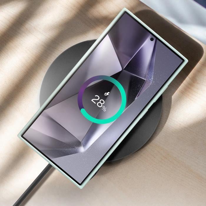 Coque De Protection - Samsung - Galaxy S25 Ultra - Silicone - Vert Pâle - Soft Touch