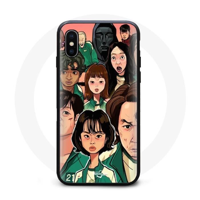 Coque Iphone XS Max Faces Squid Game