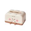 Practical Plastic Bread Tissue Box Adorable with Spring Facial Tissue Holder Decorative Napkin Case Living Room