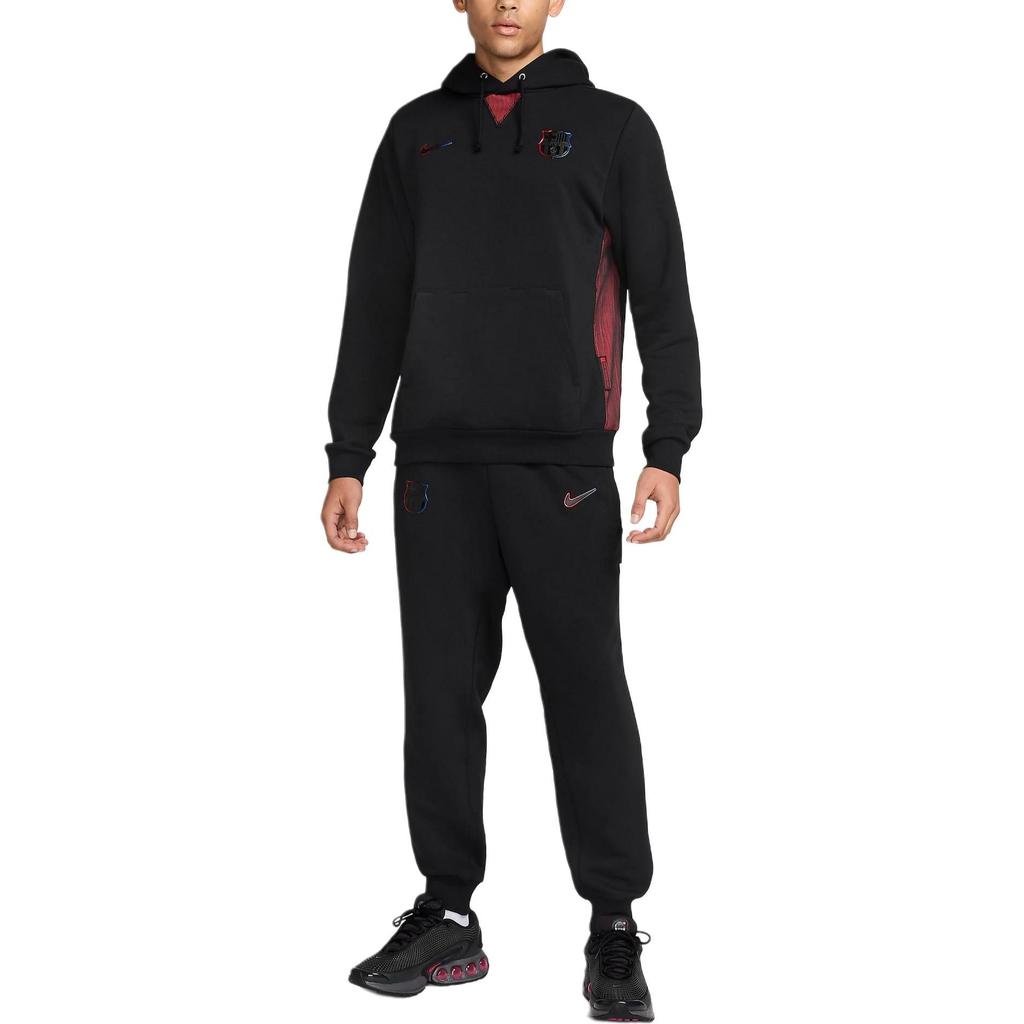 Nike FCDri Fit Барселона Стандартная Выездная Толстовка Мужская Черный/Черный FQ3216-010