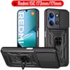 Slide Lens Armor Funda for Xiaomi Redmi 15C 171mm Case for Redmi 15C EU 173mm Case Magnetic Ring Stand Holder Cover Capa