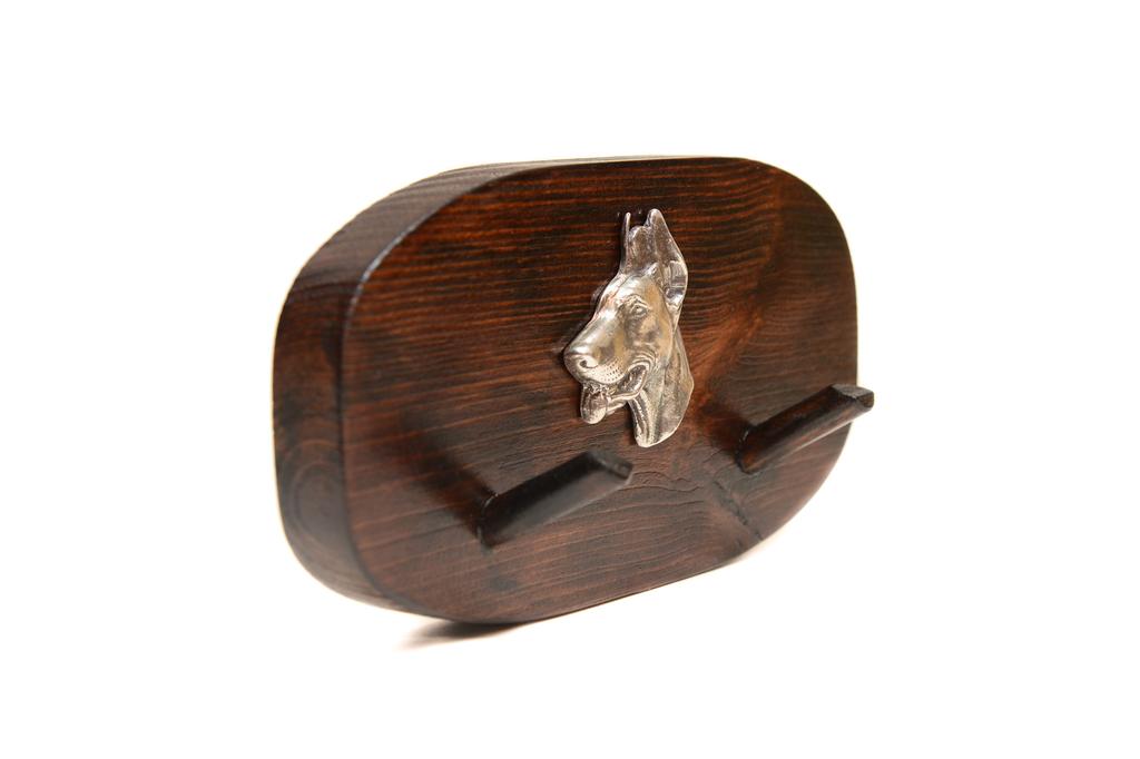 Dobermann, Doberman Pinscher, Dobie I - accessory rack, dog medal rack, key hooks by Art-Dog