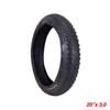 20 X 3.0 Inch Fat Bike Tire Rubber Bike Folding Tires Snow Beach Bicycle Replacement Tire