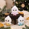 Electroplated Xmas Penguin Reindeer Pendant Plastic Christmas Animal Ornaments  Home Holiday Decor