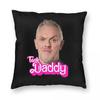 Taskmaster Daddy Greg Davies Square Pillowcase Polyester Linen Velvet Printed Decorative Pillow Sofa Cushion Cover Wholesale