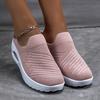 MAEDEF Женские повседневные кроссовки Слипоны Мягкие Удобные Дышащие Туфли на платформе Женская мода Универсальная обувь для ходьбы Женская обувь