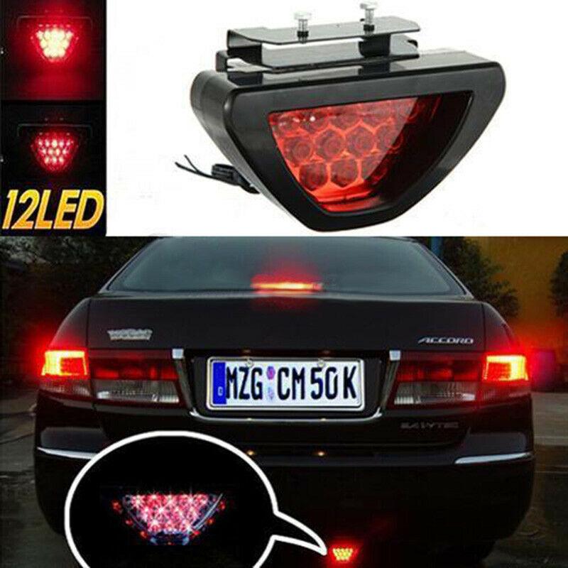 12V Автомобильный спортивный стиль F1 Треугольник 12Led Задний стоп-сигнал Третий стоп-сигнал Лампа
