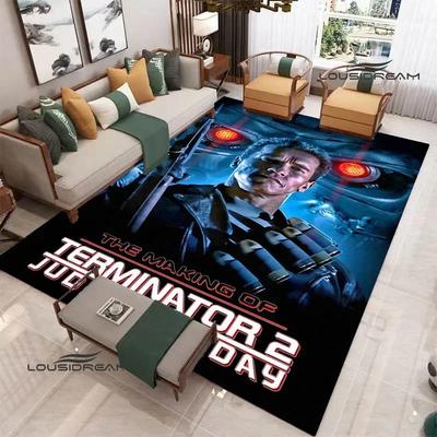 3D ковер с принтом Шварценеггера Терминатора, нескользящий ковер, декор спальни, прикроватный коврик, уличный ковер, украшение спальни, подарок на день рождения