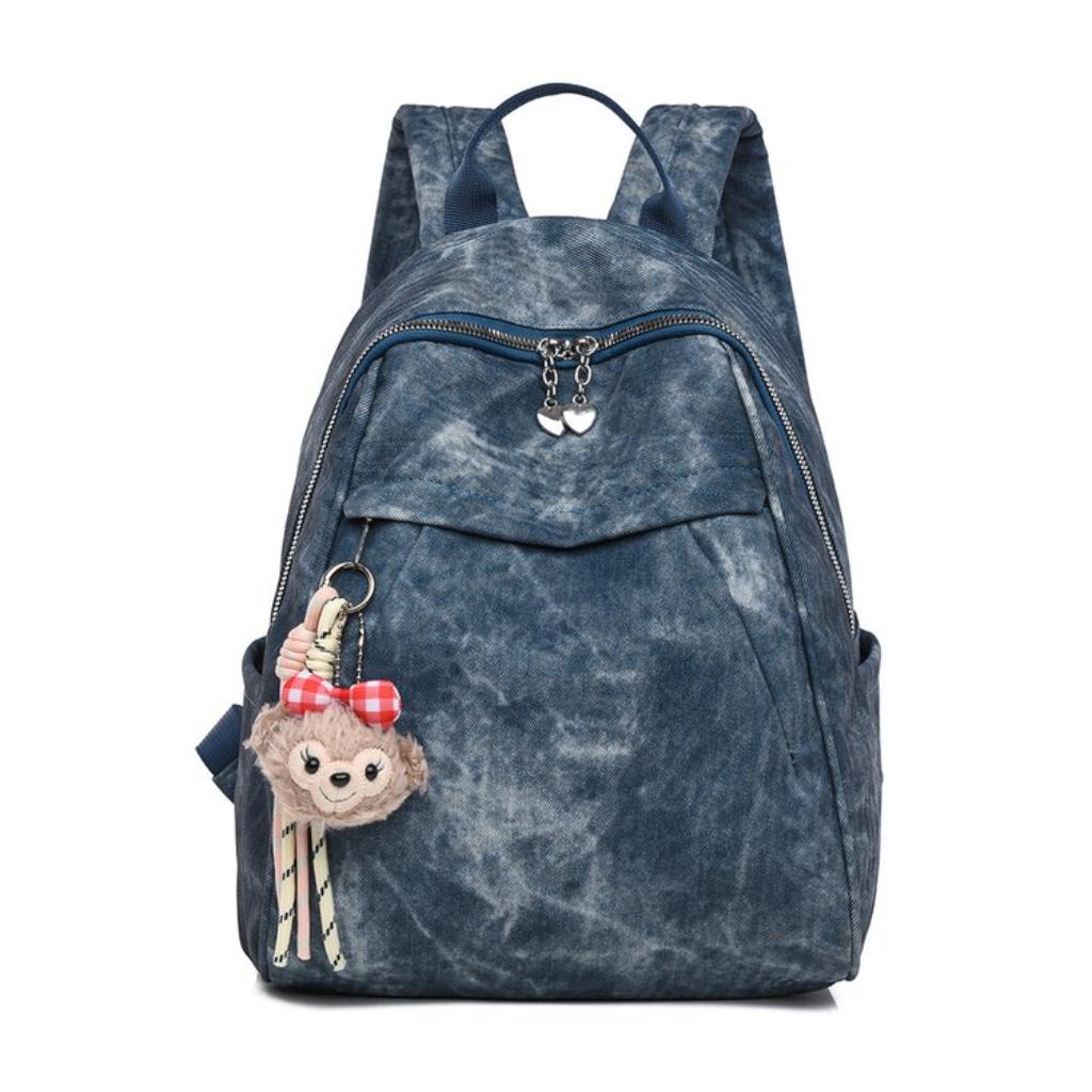 Backpack Women PU Vintage Lightweight Large Capacity Multi Compartment Commuting Travel Daily