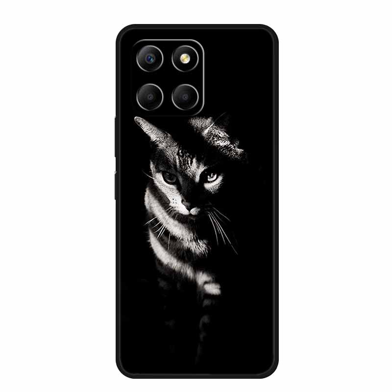 Мягкие силиконовые чехлы для Honor X8 5G Чехол x8 X8A 4G Волк Лев ТПУ Задние чехлы Для Huawei Honor X8 Чехлы для телефона HonorX8A Чехол Сумка