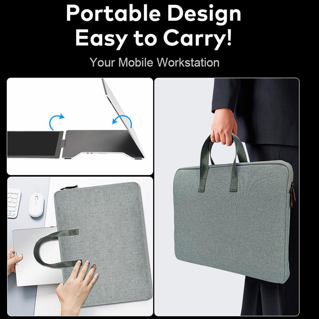 16"" Расширитель экрана для ноутбука 16:10 FHD портативный тройной монитор для 1218,5" ноутбука складной монитор