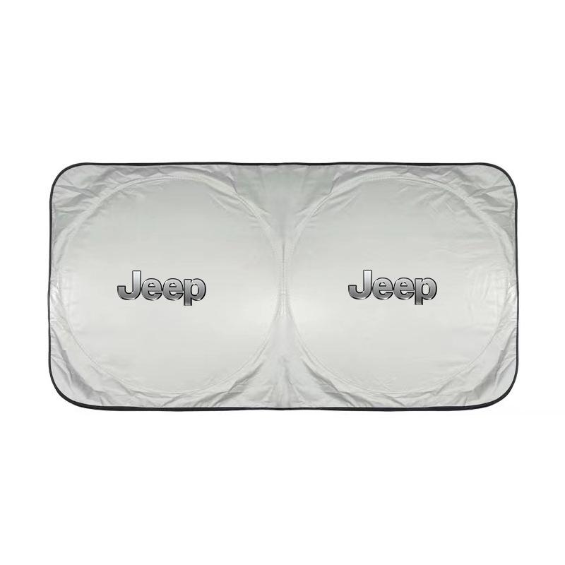 Car Windscreen Sunshade Cover UV Protection Sun Visor For Jeep Wrangler JK Gladiator Renegade Grand Cherokee Wagoneer Avenger Re AMQ1