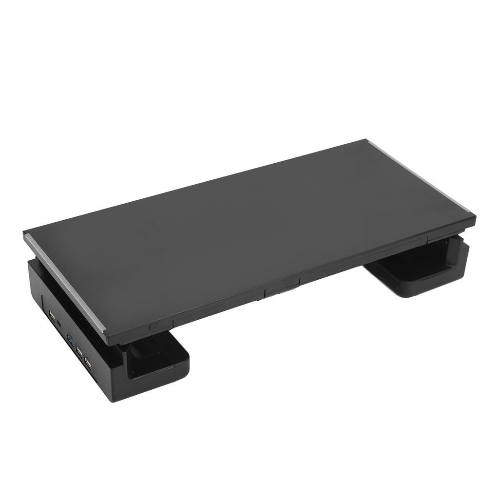 Подставка для монитора RGB складная регулируемая длина USB3.0 зарядка настольная подставка с ящиком для хранения